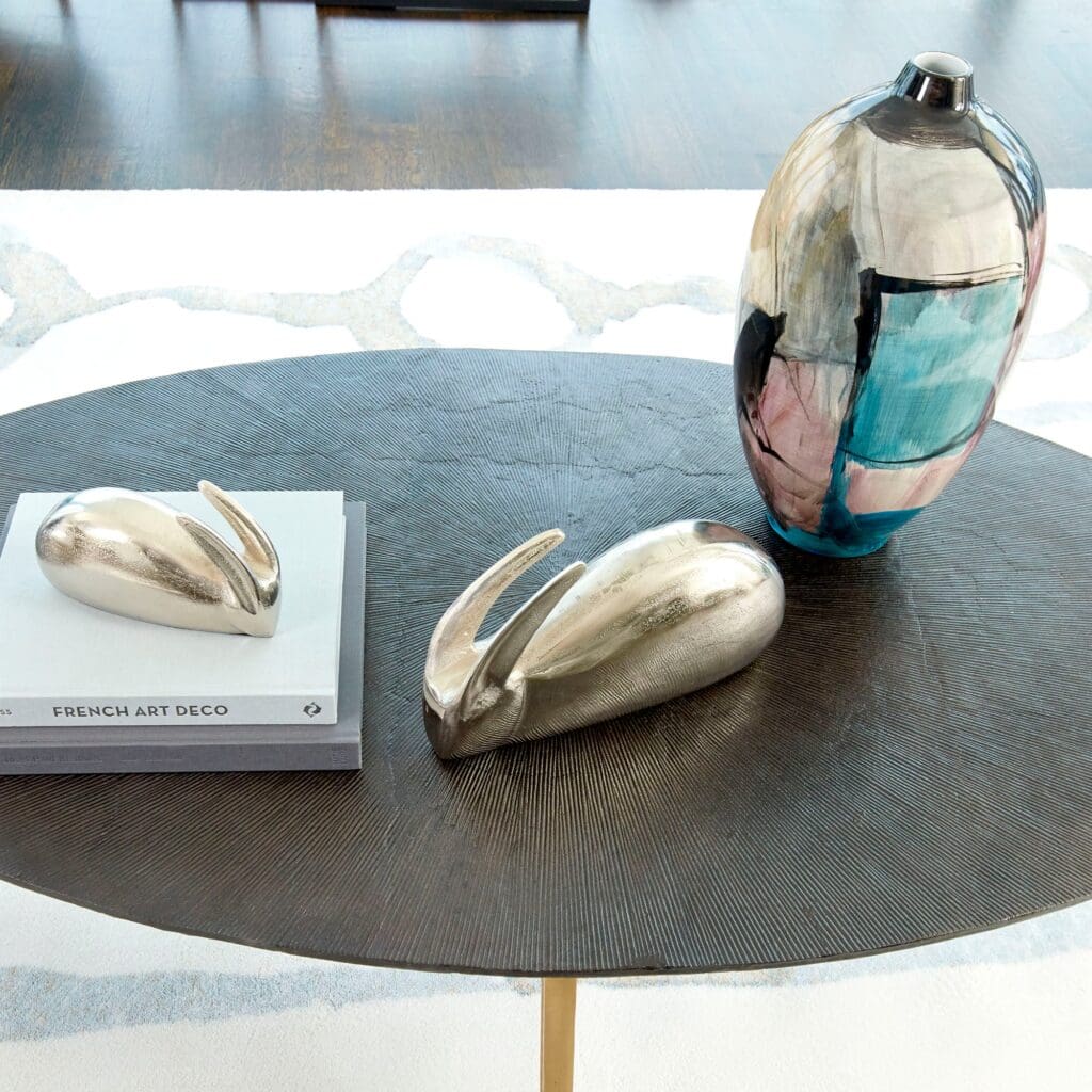Cyan Design 09711 Quartette Coffee Table - Bronze And Brass