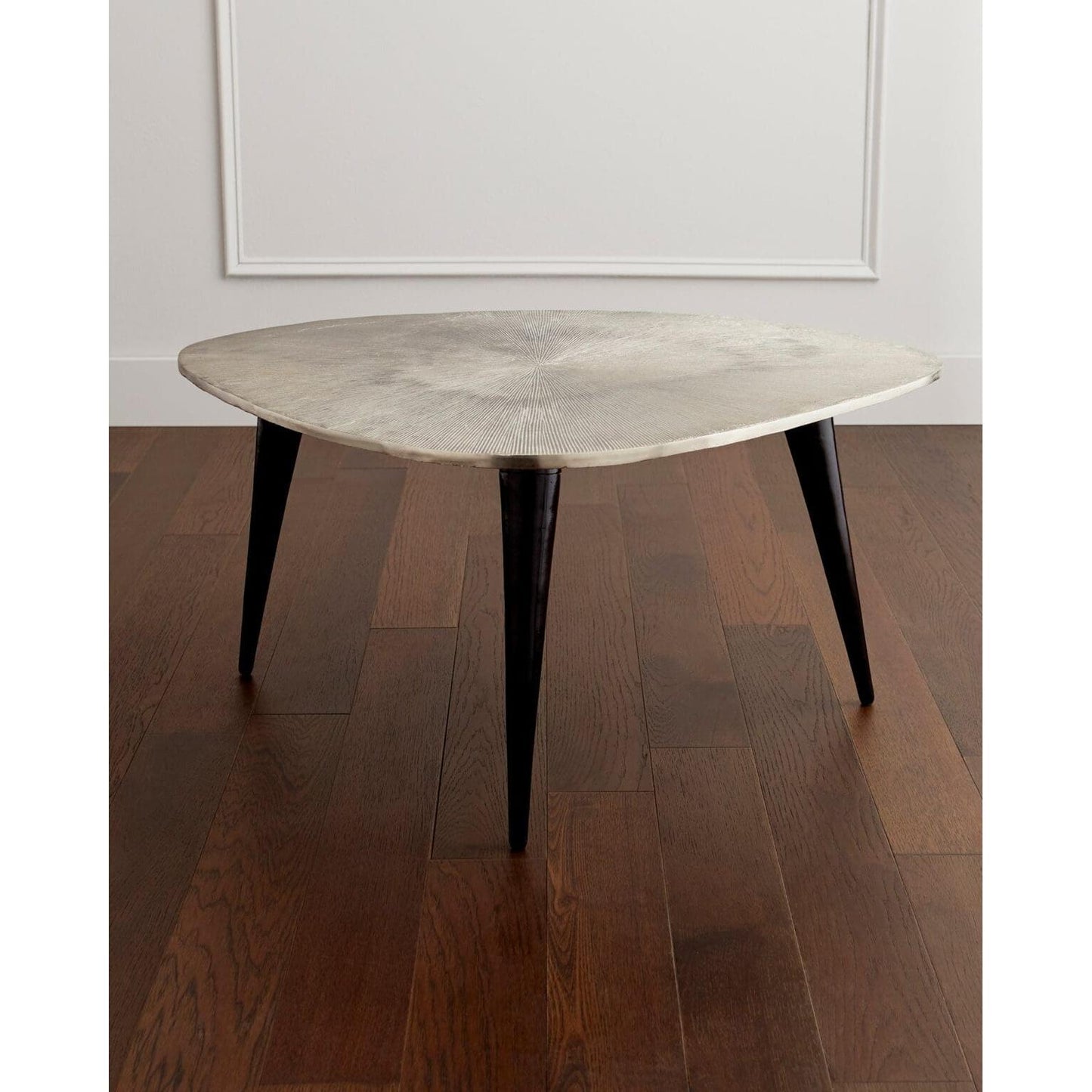 Cyan Design 09714 Triata Coffee Table - Raw Nickel And Bronze