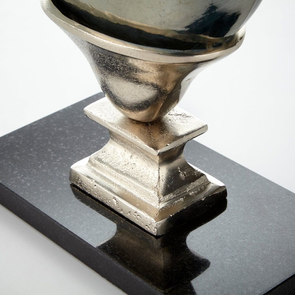 Cyan Design 09766 Chalice Vase - Verdi Platinum Glass - Small
