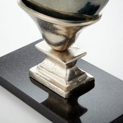 Cyan Design 09766 Chalice Vase - Verdi Platinum Glass - Small