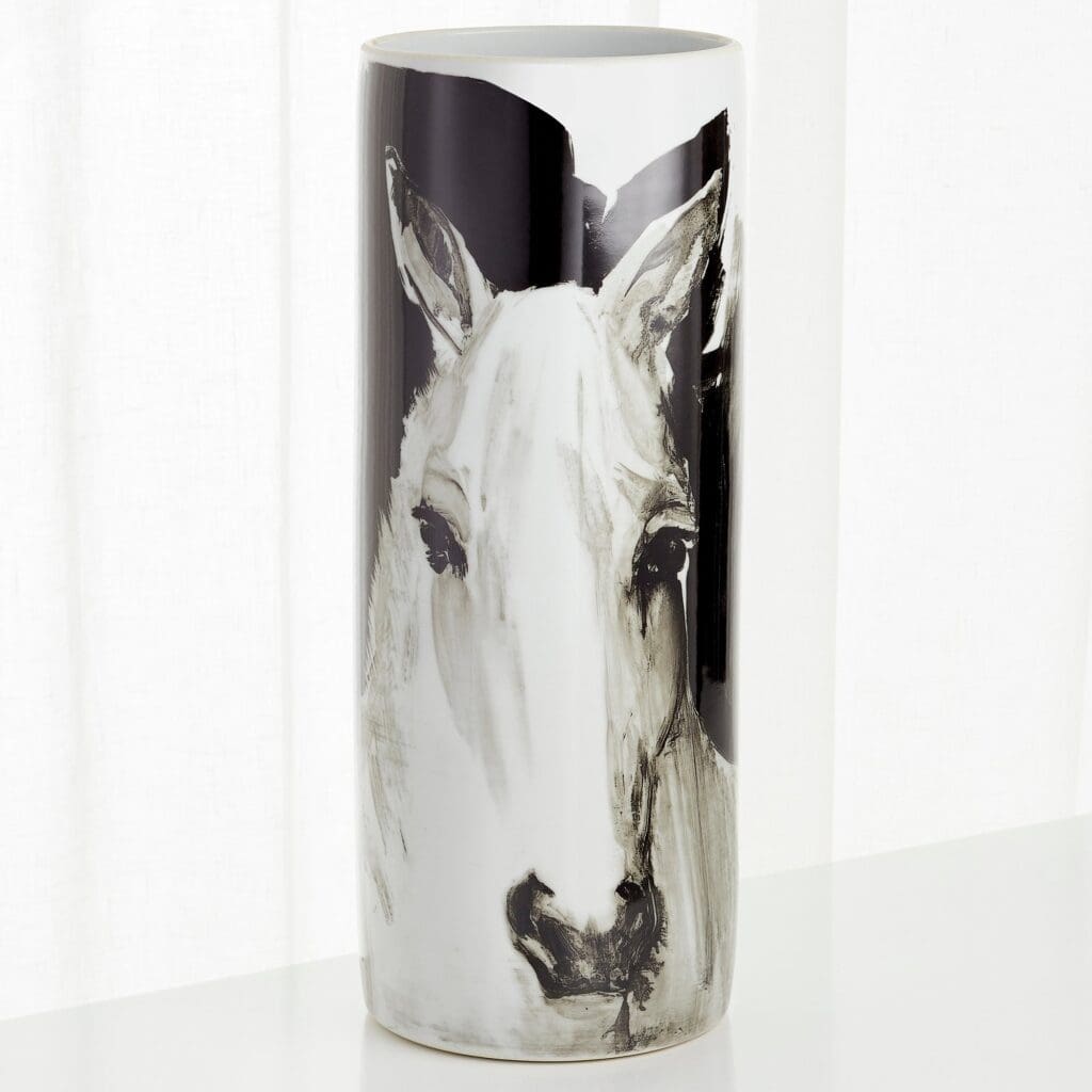 Cyan Design 09873 Spirit Vase - Black And White