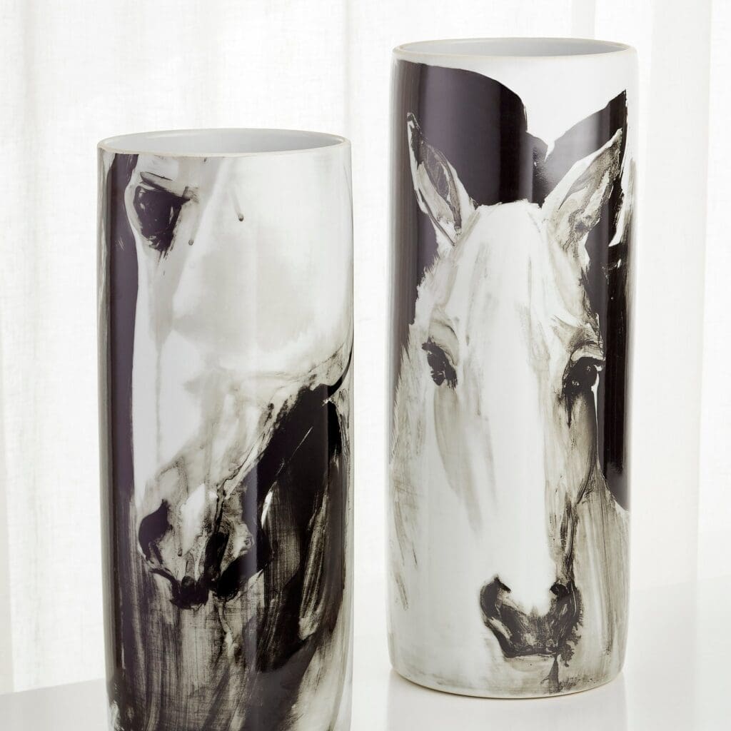 Cyan Design 09873 Spirit Vase - Black And White