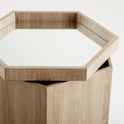 Cyan Design 09887 Honeycomb Tray Table - Oak Veneer - Medium