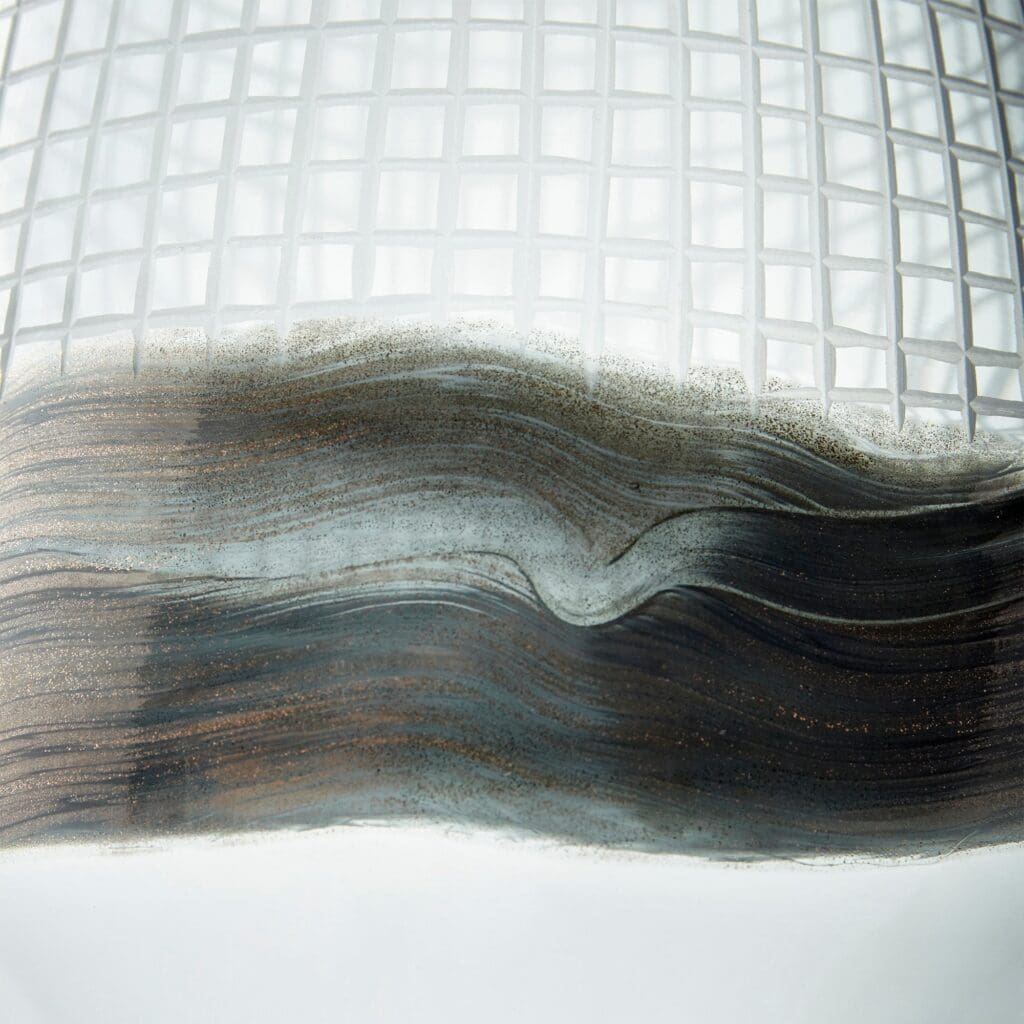 Cyan Design 09971 Axiom Vase - Clear And Glitter Gold - Large