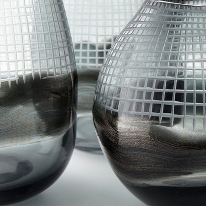 Cyan Design 09971 Axiom Vase - Clear And Glitter Gold - Large