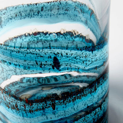 Cyan Design 09985 Rogue Vase - Blue & Gold Dust - Large
