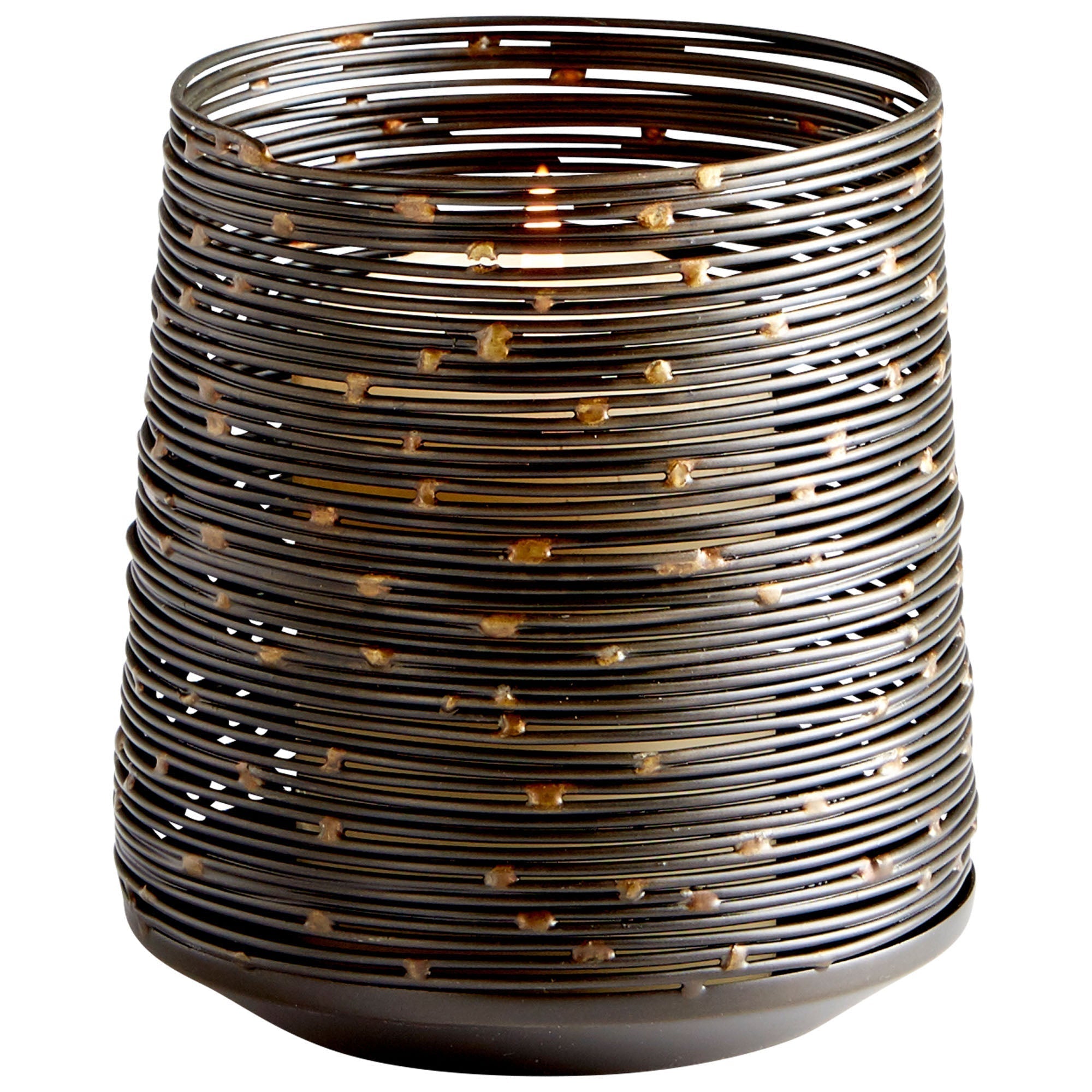 Cyan Design 09699 Luniana Candleholder - Antique Black - Medium