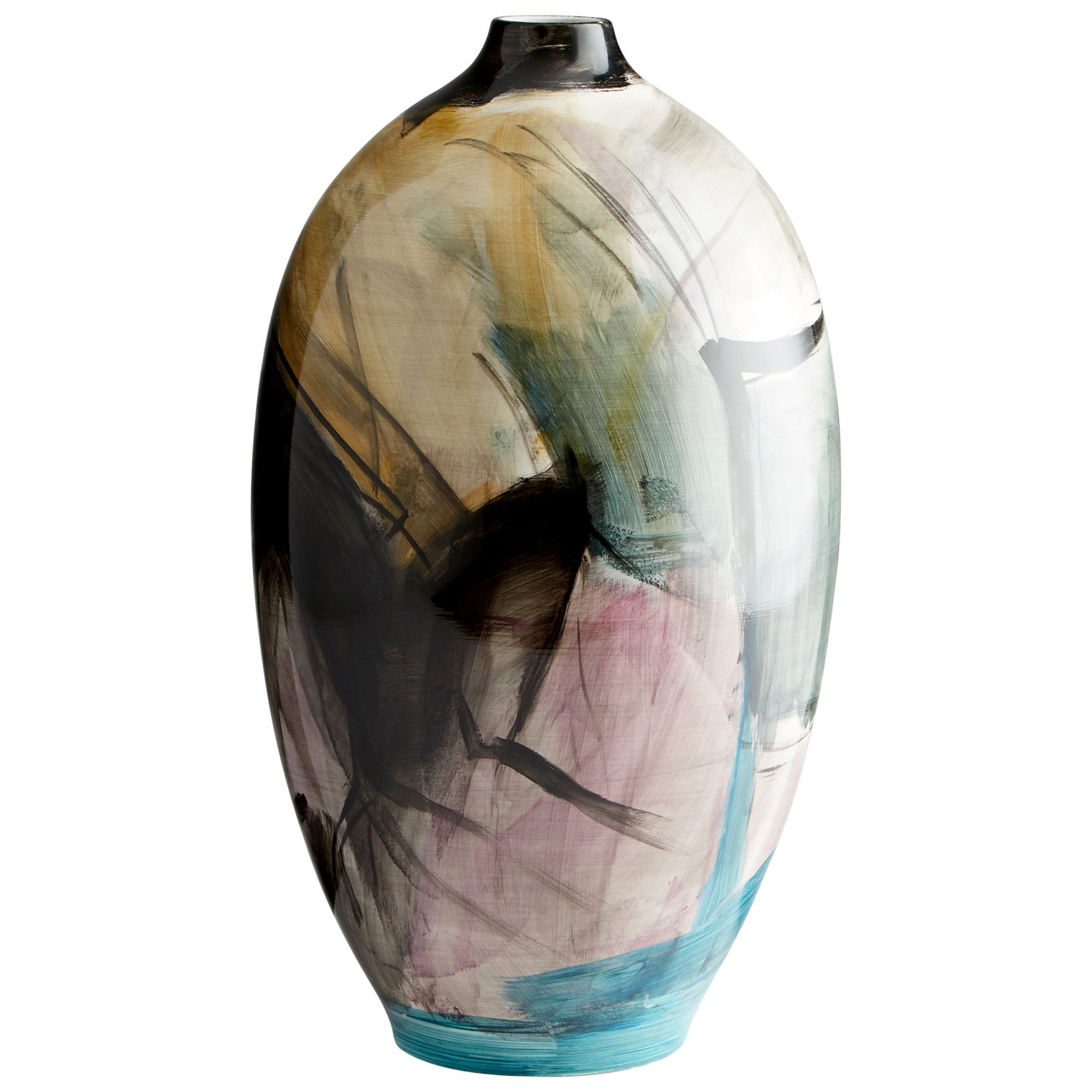 Cyan Design 09885 Carmen Vase #2 - Multi Colored Blue