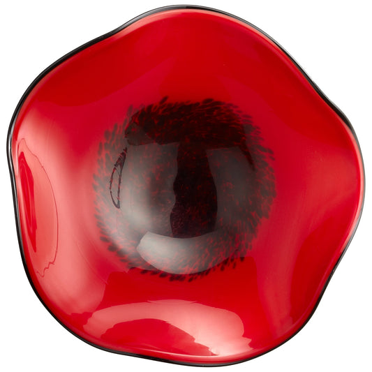 Cyan Design 04491 Art Glass Bowl - Red - Small