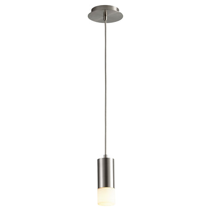 Oxygen Magneta 3-607-124 Modern Small Cylinder Pendant Light 3000K - Satin Nickel