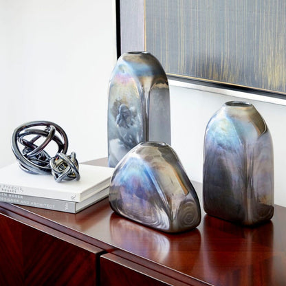 Cyan Design 10004 Montague Vase - Gun Metal