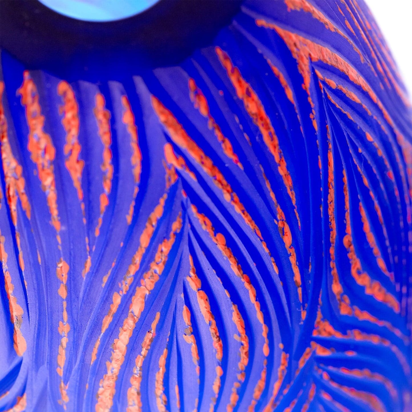 Cyan Design 10033 Fused Groove Vase - Blue - Large