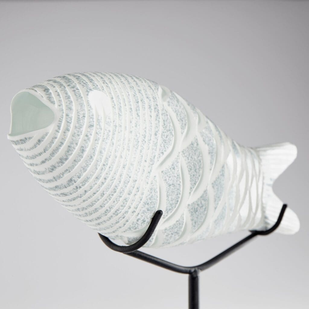 Cyan Design 10034 Grouper Sculpture - Clear And Frosted - Small