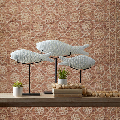 Cyan Design 10035 Grouper Sculpture - Clear And Frosted - Medium