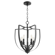 Quorum Dakota 8202-5-69 Chandelier - Textured Black