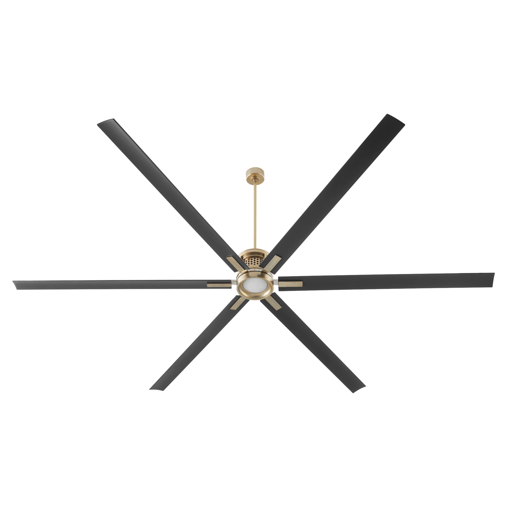 Quorum Zeus 101206-80 Patio Fan - Aged Brass