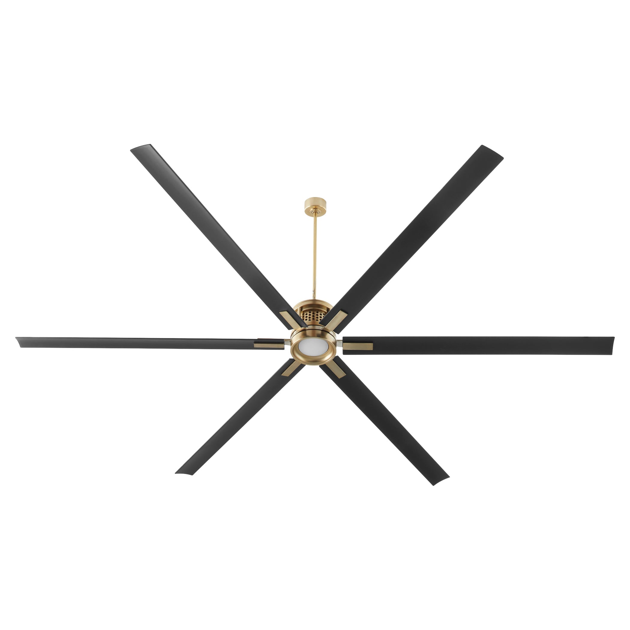 Quorum Zeus 101206-80 Patio Fan - Aged Brass