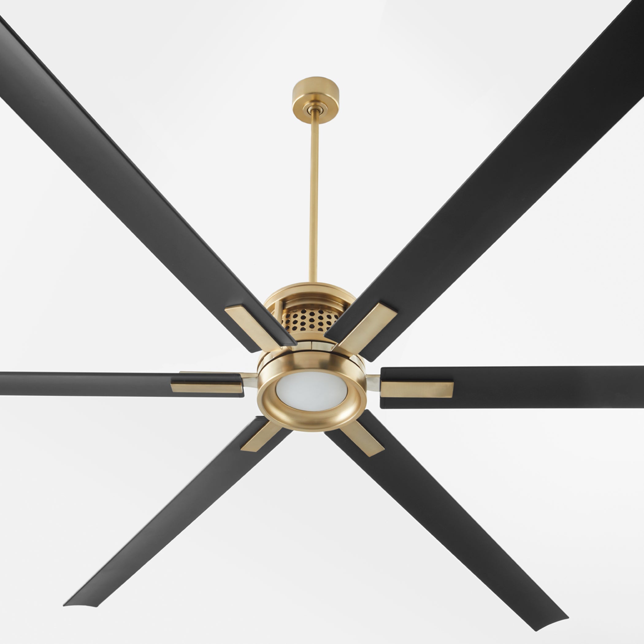 Quorum Zeus 101206-80 Patio Fan - Aged Brass