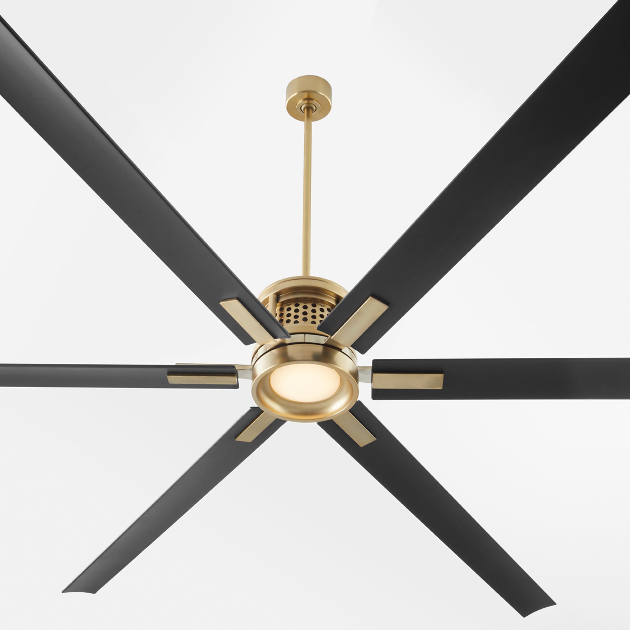 Quorum Zeus 101206-80 Patio Fan - Aged Brass