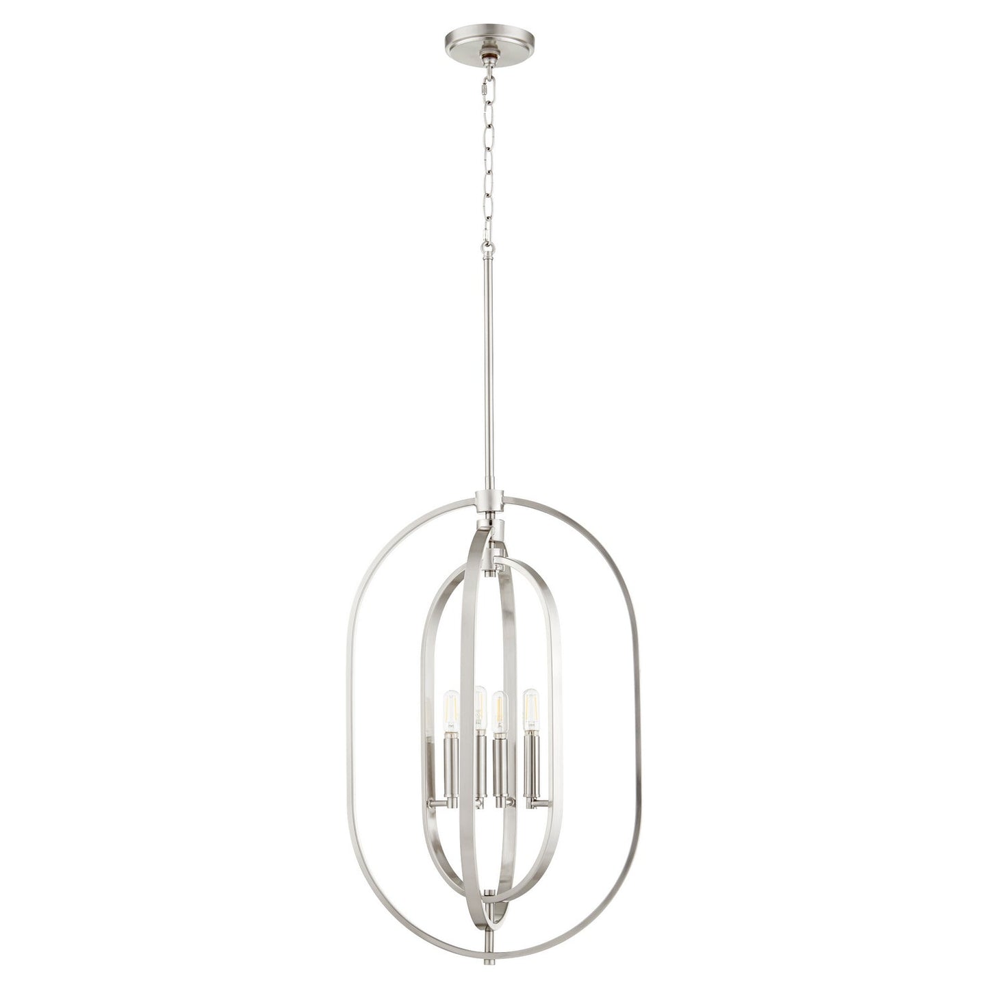 Quorum 8610-4-65 Pendant - Satin Nickel