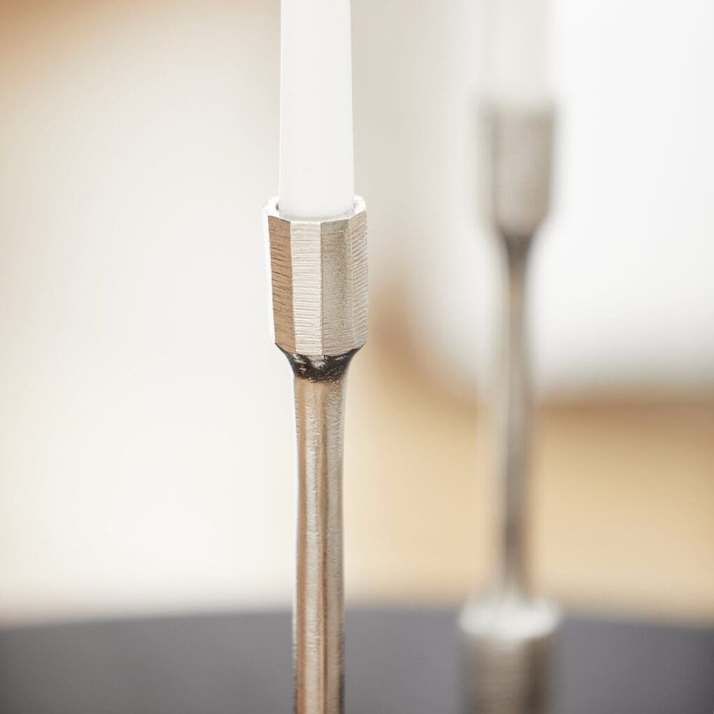 Cyan Design 10207 Cambria Candleholder - Nickel - Large