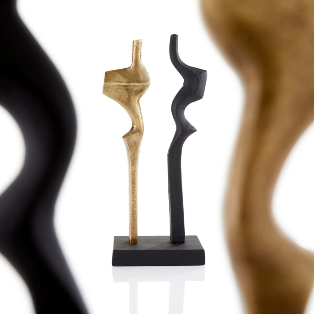 Cyan Design 10219 Britons Sculpture - Antique Brass And Black