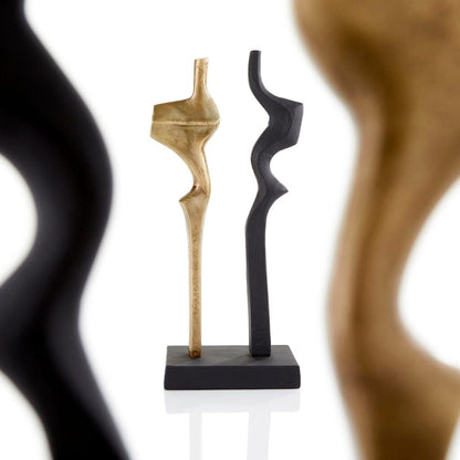 Cyan Design 10219 Britons Sculpture - Antique Brass And Black