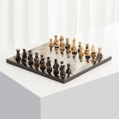 Cyan Design 10230 Checkmate Chess Board - Horn