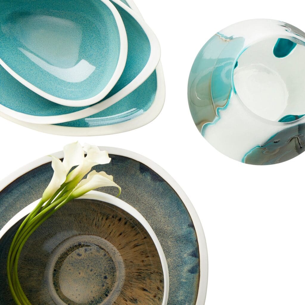 Cyan Design 10254 Android Bowl - White And Oyster - Small