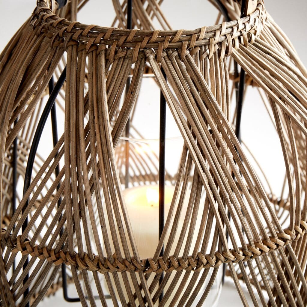 Cyan Design 10268 Clydesdale Candleholder - Rattan - Large