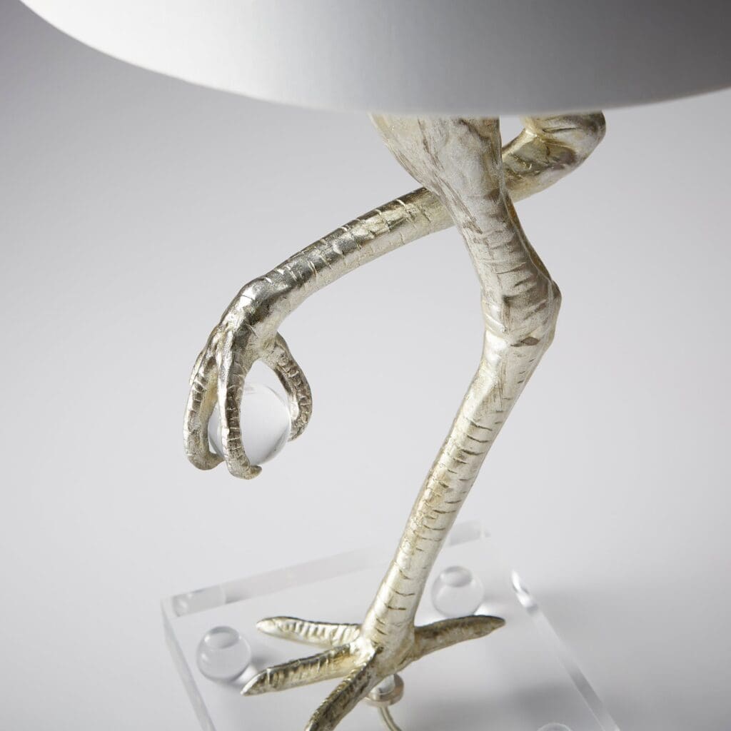 Cyan Design 10362 Ibis Table Lamp - Silver Leaf - Medium
