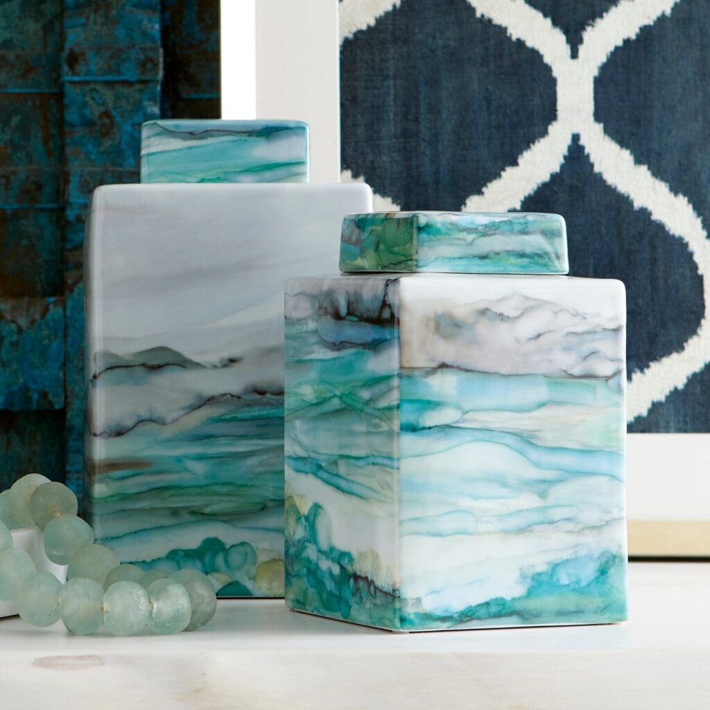 Cyan Design 10426 Amal Gamation Container - Multi Colored - Medium