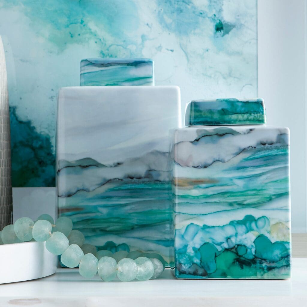 Cyan Design 10426 Amal Gamation Container - Multi Colored - Medium