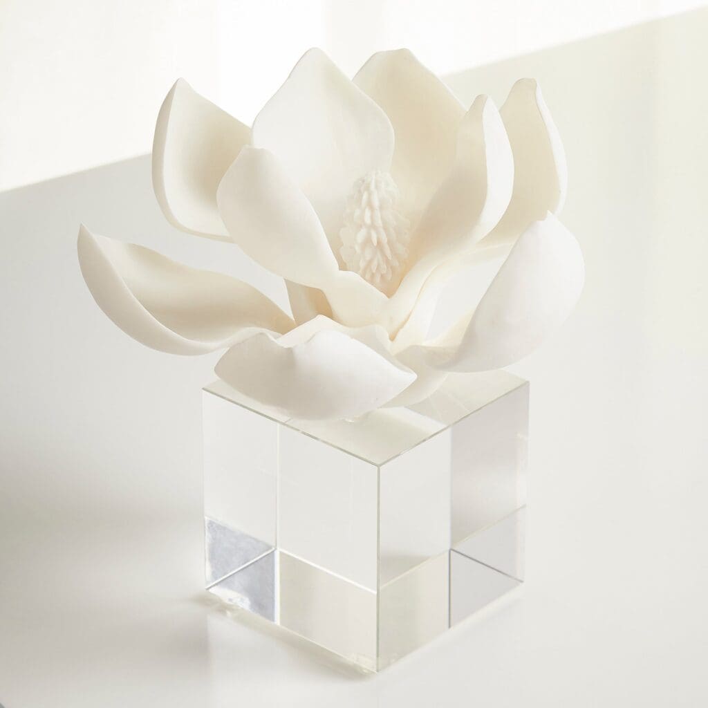 Cyan Design 10431 Oleander Sculpture - White - Small