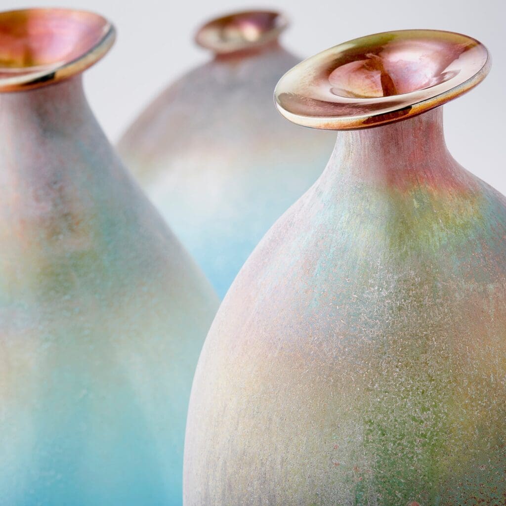 Cyan Design 10438 Sea Of Dreams Vase - Turquoise And Scavo - Medium