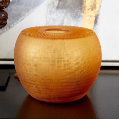 Cyan Design 10458 Sun Flower Vase - Amber - Small