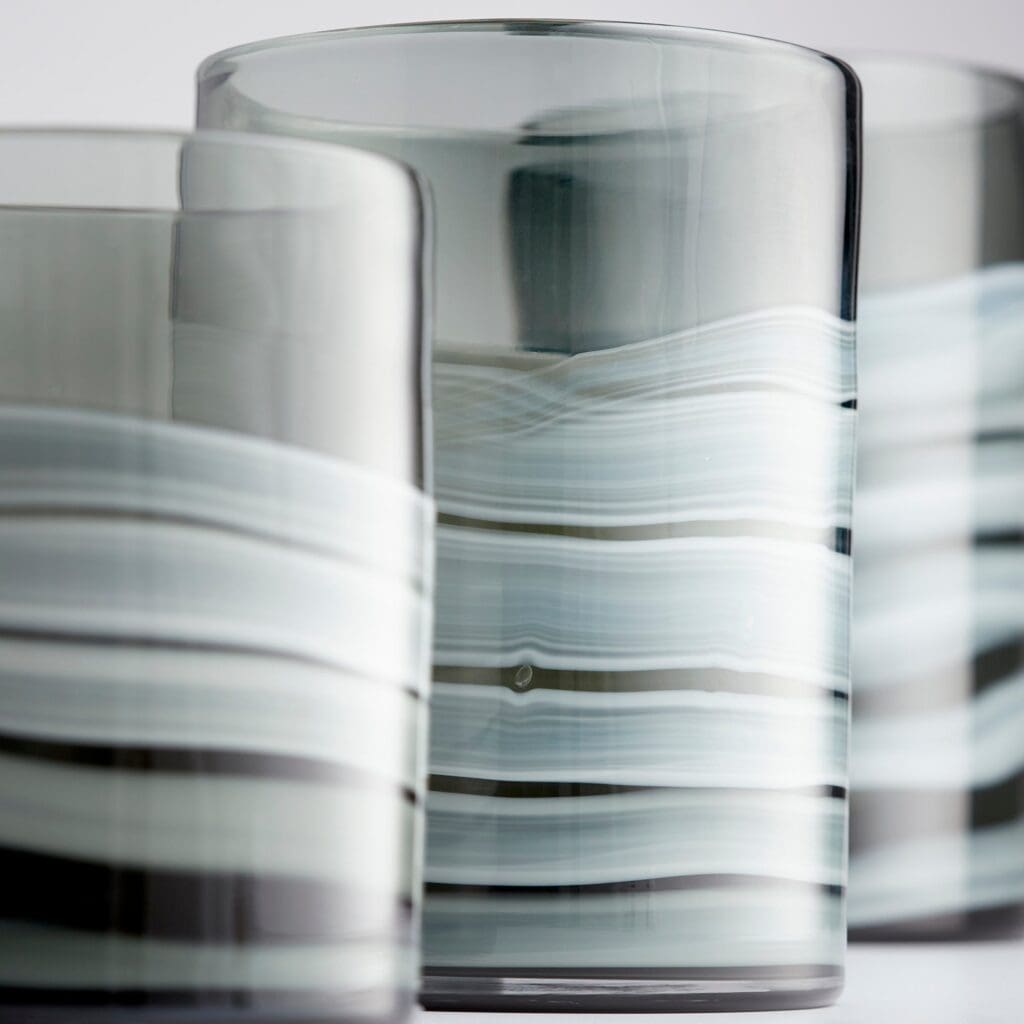 Cyan Design 10472 Torrent Vase - White And Silver - Tall