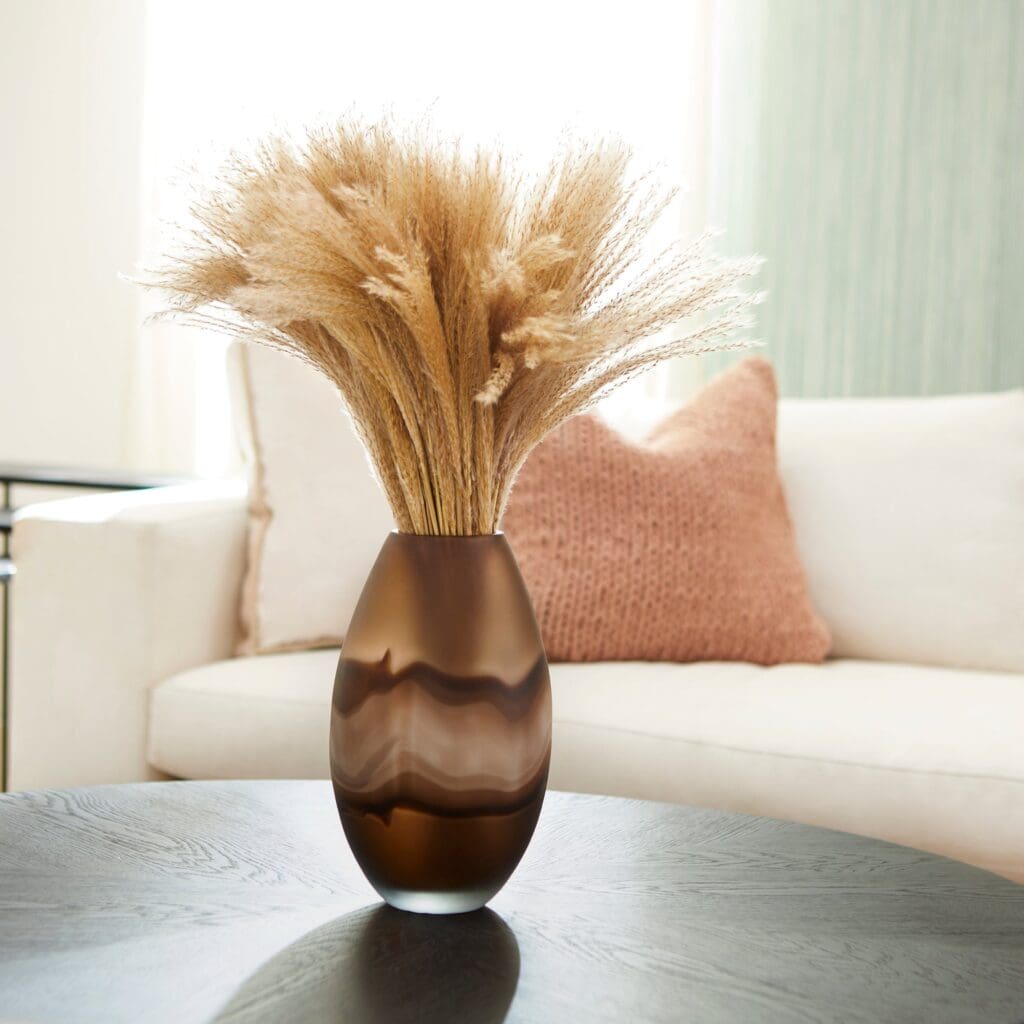 Cyan Design 10479 Nina Vase - Amber Swirl - Small