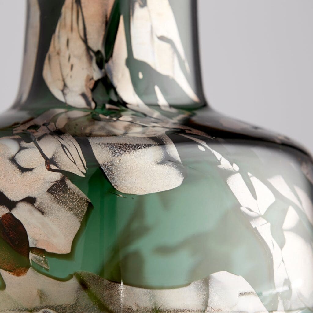Cyan Design 10491 Maisha Vase - Green And Gold - Small