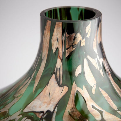 Cyan Design 10492 Maisha Vase - Green And Gold - Medium