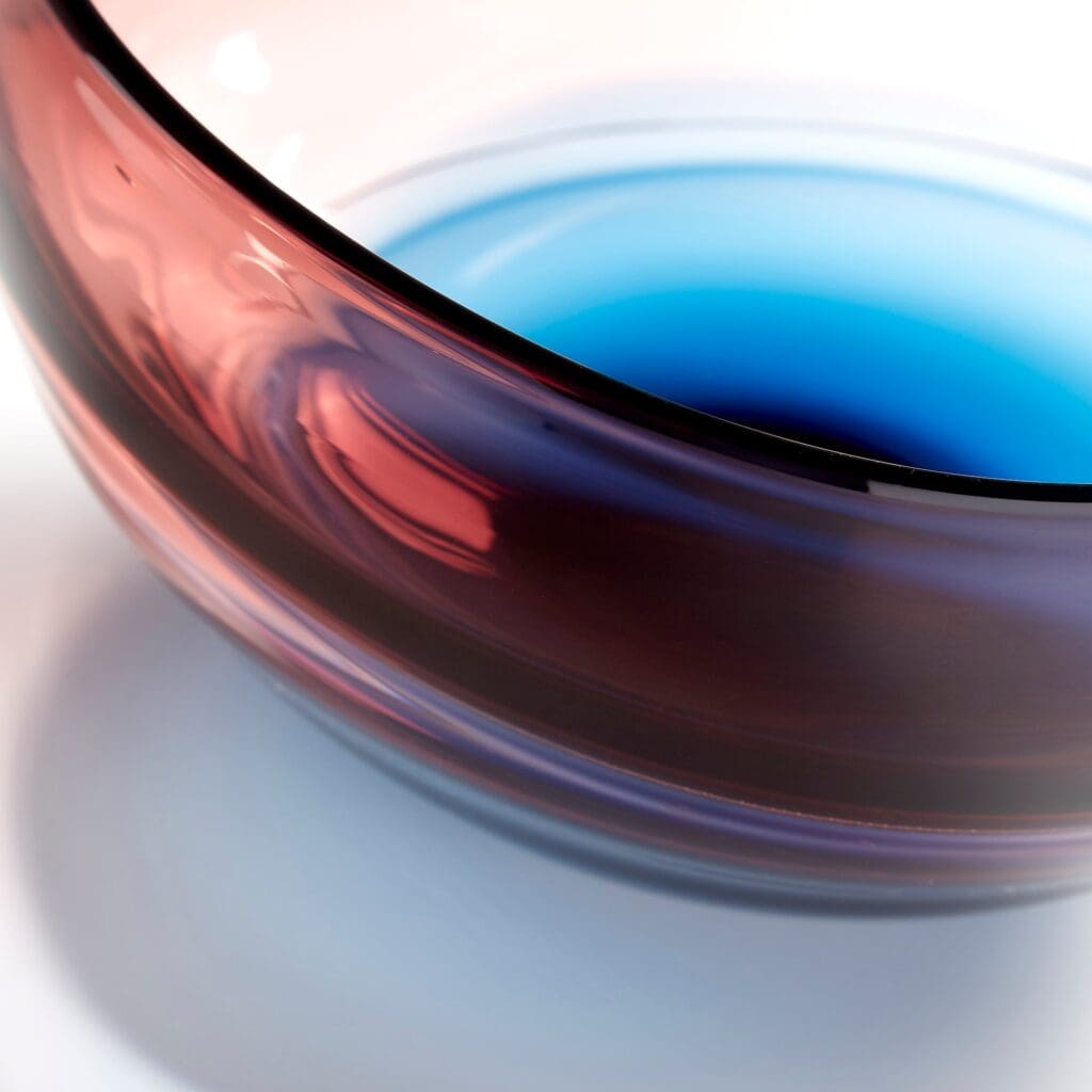 Cyan Design 10494 Danica Bowl - Plum And Blue