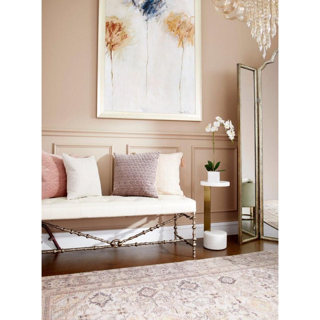 Cyan Design 10497 Kodiak Side Table - Gold & White