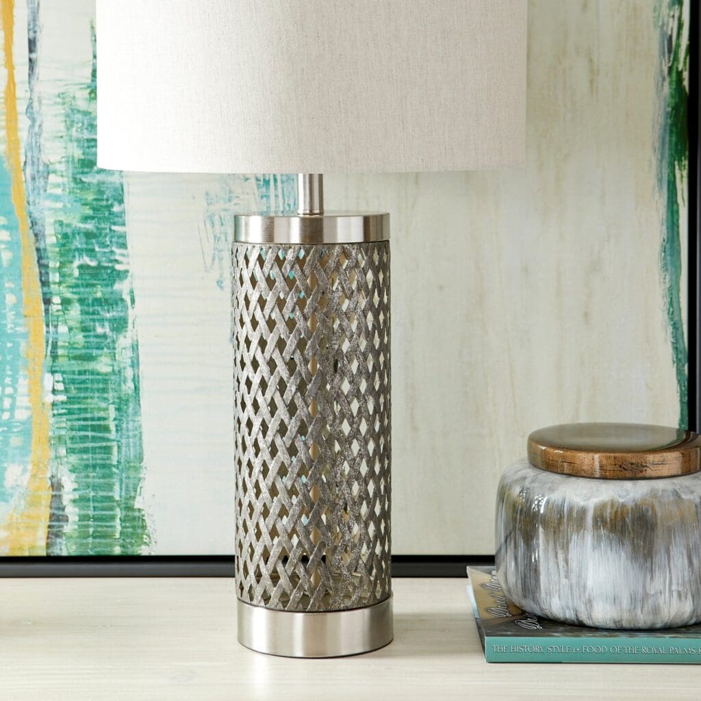 Cyan Design 10547 Fiore Table Lamp - Satin Nickel