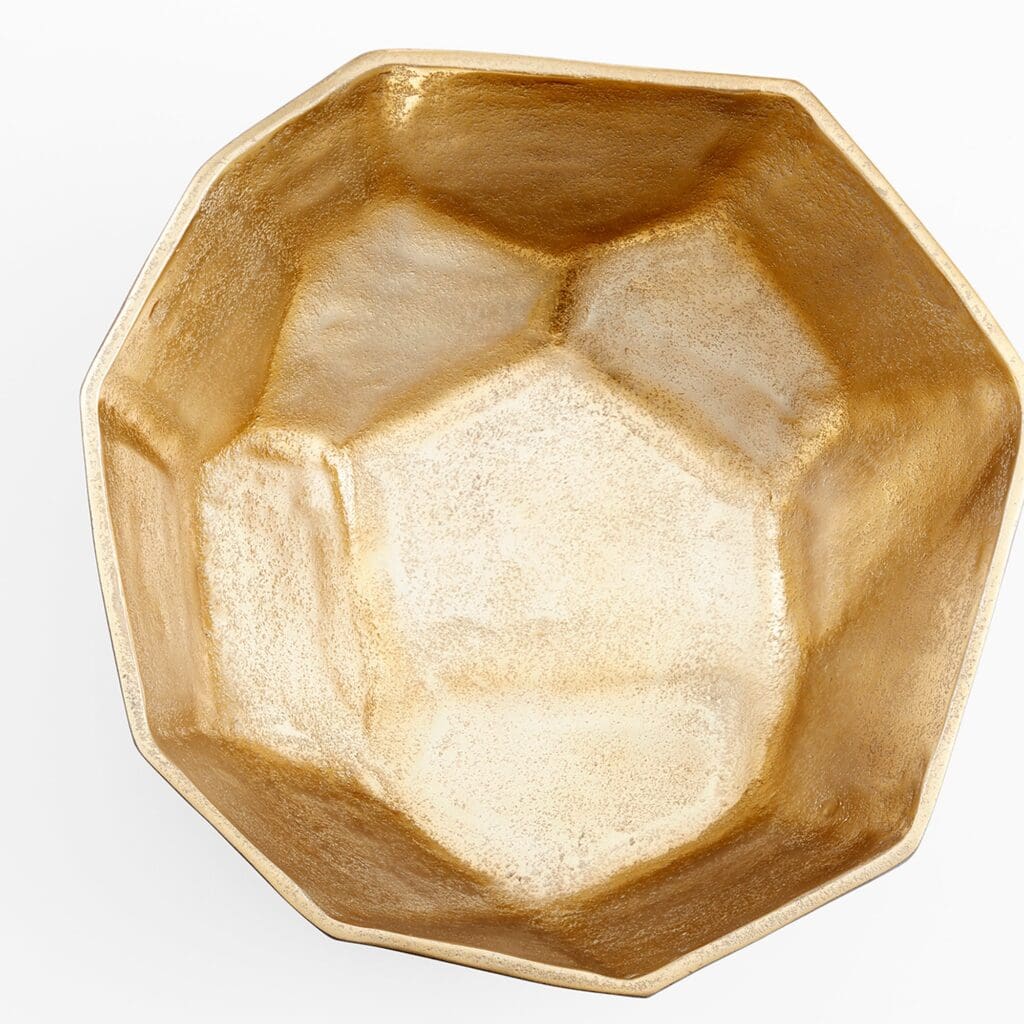 Cyan Design 10622 Radia Bowl - Matt Black And Gold - Small