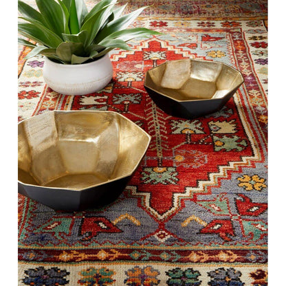 Cyan Design 10622 Radia Bowl - Matt Black And Gold - Small