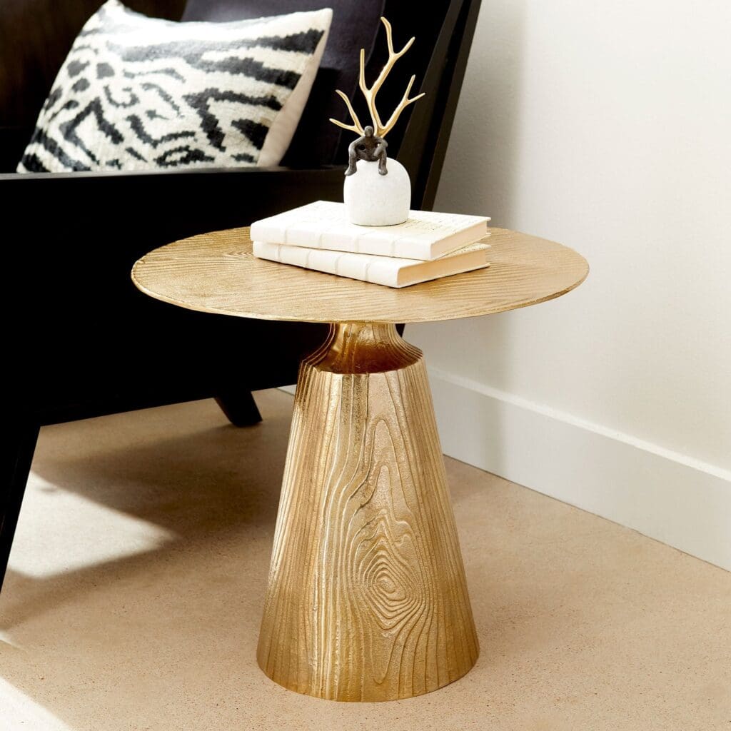 Cyan Design 10628 Oregonia Side Table - Brass