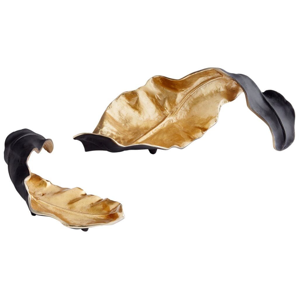 Cyan Design 10644 Oak Brush Sculpture - Black And Gold - Medium