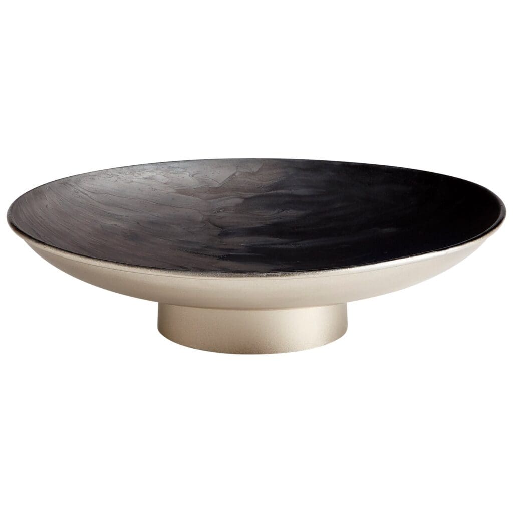 Cyan Design 10690 Dual Tone Plate - Matt And Black Pearl - Small