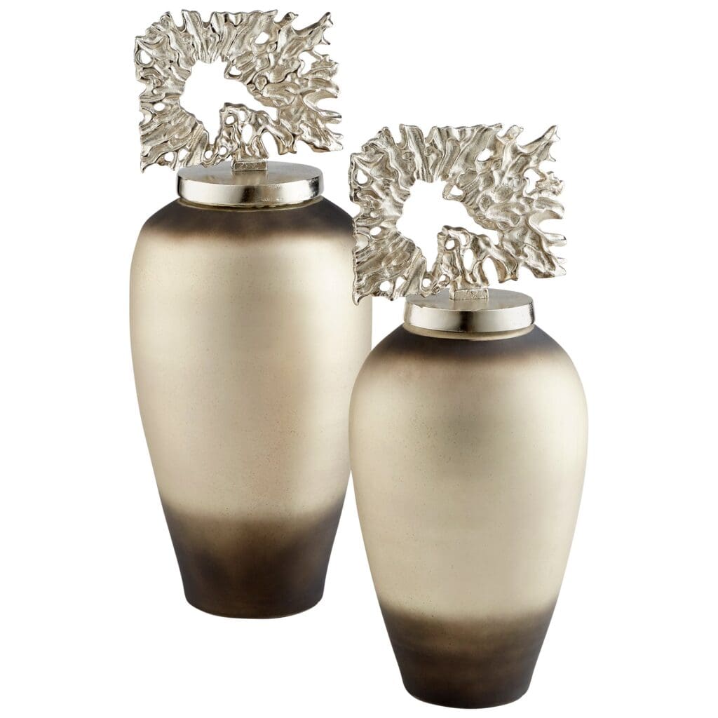 Cyan Design 10694 Windows Sculpture - Smokey Quartz And Nickel