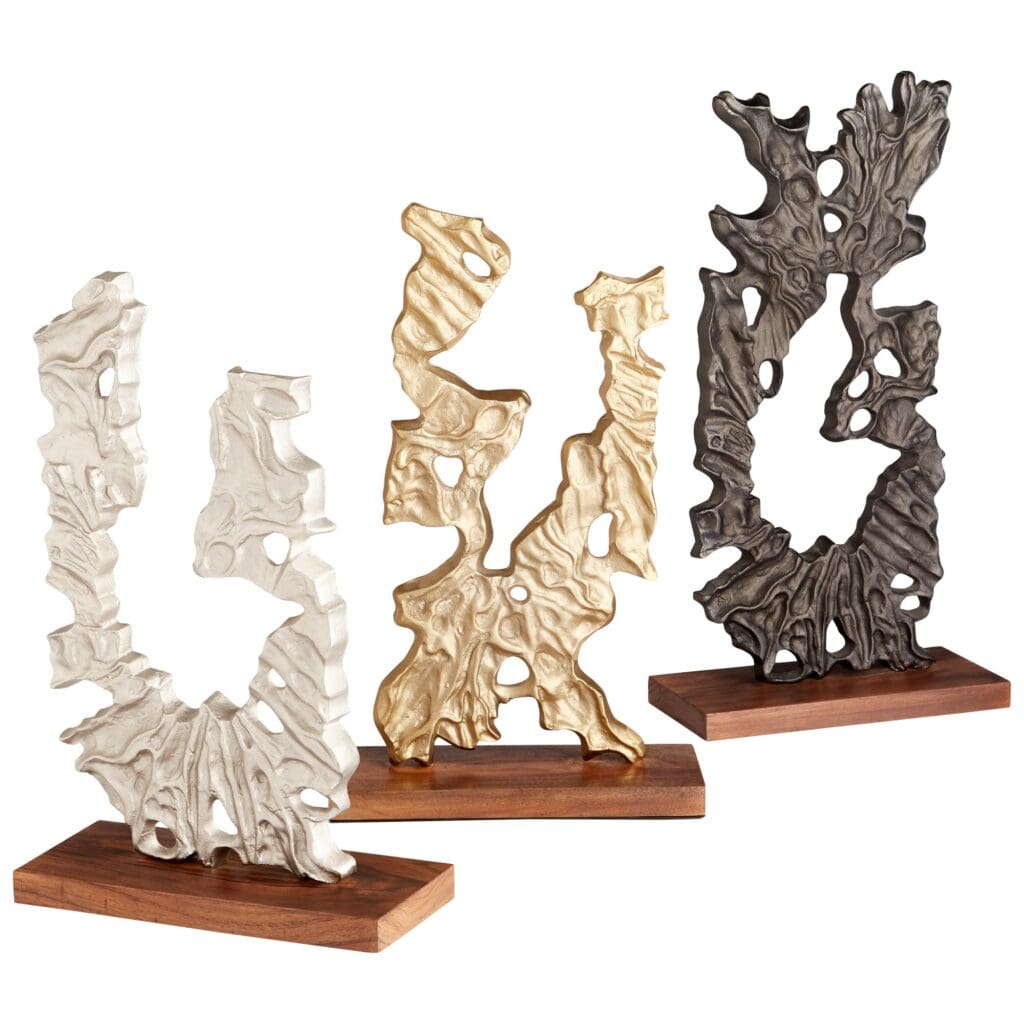 Cyan Design 10697 Ornate Abstraction Sculpture - Gold